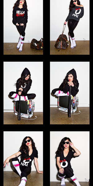 Hella Kitty!  MU, Hair, Styling by Me!  Model:  Ashley Vee Gear:  Adapt Clothing Photog:  Foot Candles