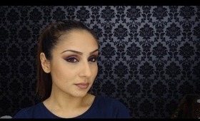 Sexy Plum smokey look for brown eyes