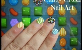 Candy Crush Game Inspired Nail Art