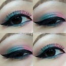 Pink And Green Eye Makeup