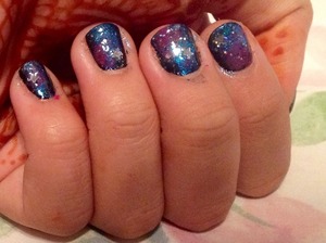 Here are some awesome Galaxy Nails! Enjoy!!