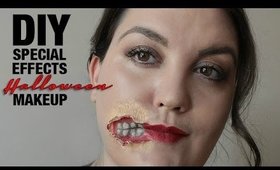 DIY SPECIAL EFFECTS HALLOWEEN MAKEUP - RIPPED SKIN