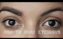 How to Draw in / Fix Eyebrows : Updated