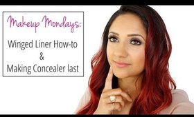 Makeup Mondays: How to get the Winged liner look & How to make your Concealer stay all day