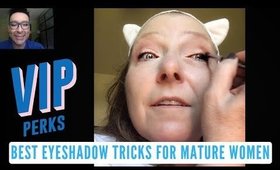 Best Eyeshadow Application Techniques For Mature Women With Aging Eyes | mathias4makeup