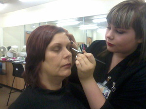 I did a bridal/special occasion look on my mum just before christmas in 2011 :-)