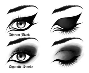 two Gothic looks: Djarum Black and Cigarette Smoke