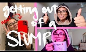 GETTING OUT OF A SLUMP | chatty vlog, unboxing