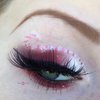 Candy Cane Inspired Holiday Cut Crease