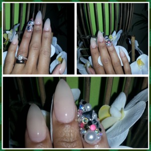 Opi bubble bath, junk nails  classy and girly 