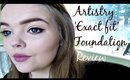 Artistry Exact Fit Long Lasting Foundation Review| NiamhDillonMakeup