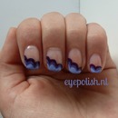 Purple Nail art