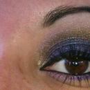 Purple And Bronze Smokey Eye
