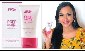 Nykaa Prep Me Up Face Primer Review & டெமோ | CheezzMakeup