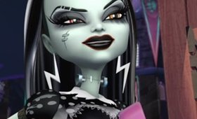 Monster High Frankie Stein Shadow Version 13 Wishes Makeup Tutorial