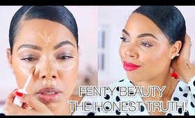 FENTY BEAUTY CONCEALER & SETTING POWDER REVIEW | Karina Waldron