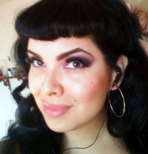 I wanted some lashes and purple smoke....