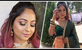 GRWM For Bestie's Wedding | Makeup for Indian Wedding/Reception/Parties | Stacey Castanha