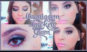 Tutorial de Maquiagem Smokey Eyes Glam  | @Sehziinha