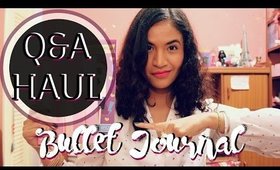 Bullet Journal Q&A + HAUL ♡ Zaha Cassis