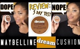 REVIEW + DEMO ~ *NEW* MAYBELLINE DREAM CUSHION on DRY SKIN || MelissaQ