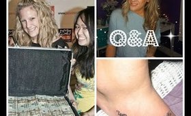 Q&A-TATTOOS-MEETING LIL WAYNE- TRISHA PAYTAS-ADDICTION-BREAKING BAD-&MORE