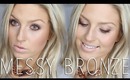 Chit Chat Makeup Look ♡ Messy Bronze For Blue Eyes! ♡