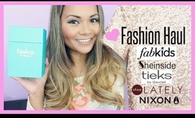 Fashion Haul + Giveaway: FabKids, Shoplately, Tieks, SheInside & Nixon | TheMaryberryLive