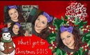 What I got for Christmas 2015 - grab a cuppa its chatty!!