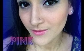 Pink Smokey Eye! 5 Minutes Makeup Look! TUTORIAL