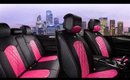 Cute Pink and Black Decorative Car Accessories Tour for Girly Girls Girl Cars