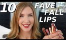 10 Best Fall Lipsticks and Glosses You NEED with LIP SWATCHES | 2019