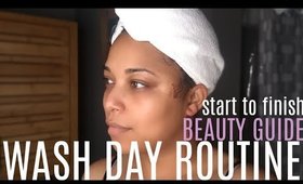 MY WASH DAY ROUTINE ... START TO FINISH || MelissaQ