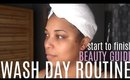 MY WASH DAY ROUTINE ... START TO FINISH || MelissaQ