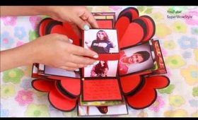 EXPLOSION BOX Opening __ |  (Handmade Gift Box)