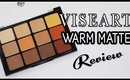 Viseart Warm Matte Eyeshadow Palette - Review | Swatches | Demo