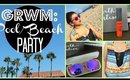POOL/ BEACH PARTY (Makeup, Hair & Outfit) | Get Ready With Me | 2015