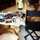 My station after a shoot! MESSY!