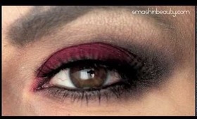 Rihanna Where Have You Been Official Music Video Makeup Tutorial (red black eyeshadow)