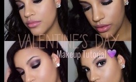 Valentine's Day Makeup Tutorial w/ Naked 3 Palette | Beautynthebronzer