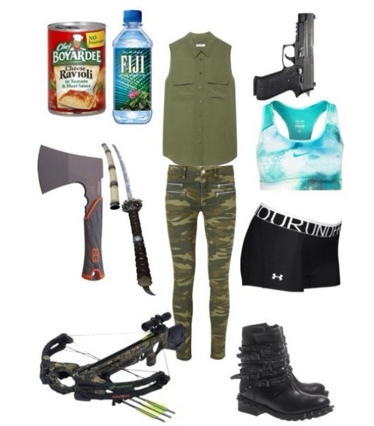 Zombie Apocalypse Outfit and Stuff. Beautylish