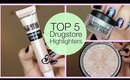 Top 5 in Under 5: Best Drugstore Highlighters | Bailey B.