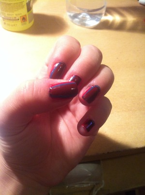 My first try of gradient nails :) 