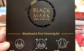 Beklean Blackhead remover Charcoal Peel Off Black Mask Demonstration Review