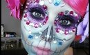 Sugar Skull Makeup - Halloween Tutorial