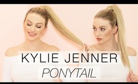 Kylie Jenner Inspired High Ponytail with Hair Extensions l Milk + Blush