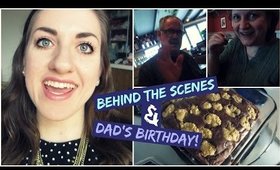 BEHIND THE SCENES OF FILMING & MY DAD'S BDAY | Tewsummer