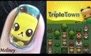 Triple Town Nail Art Design - Cute Rilakkuma Bear Animal Game App Nail Tutorial Freehand