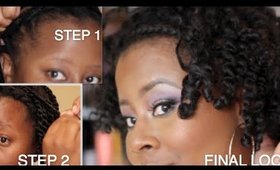 Head Band Braid & Twist out -Step by step Tutorial