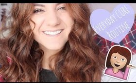 MY Everyday CURLY Hair Routine!